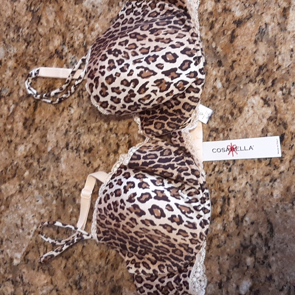 Cosabella Marlene printed balconette bra